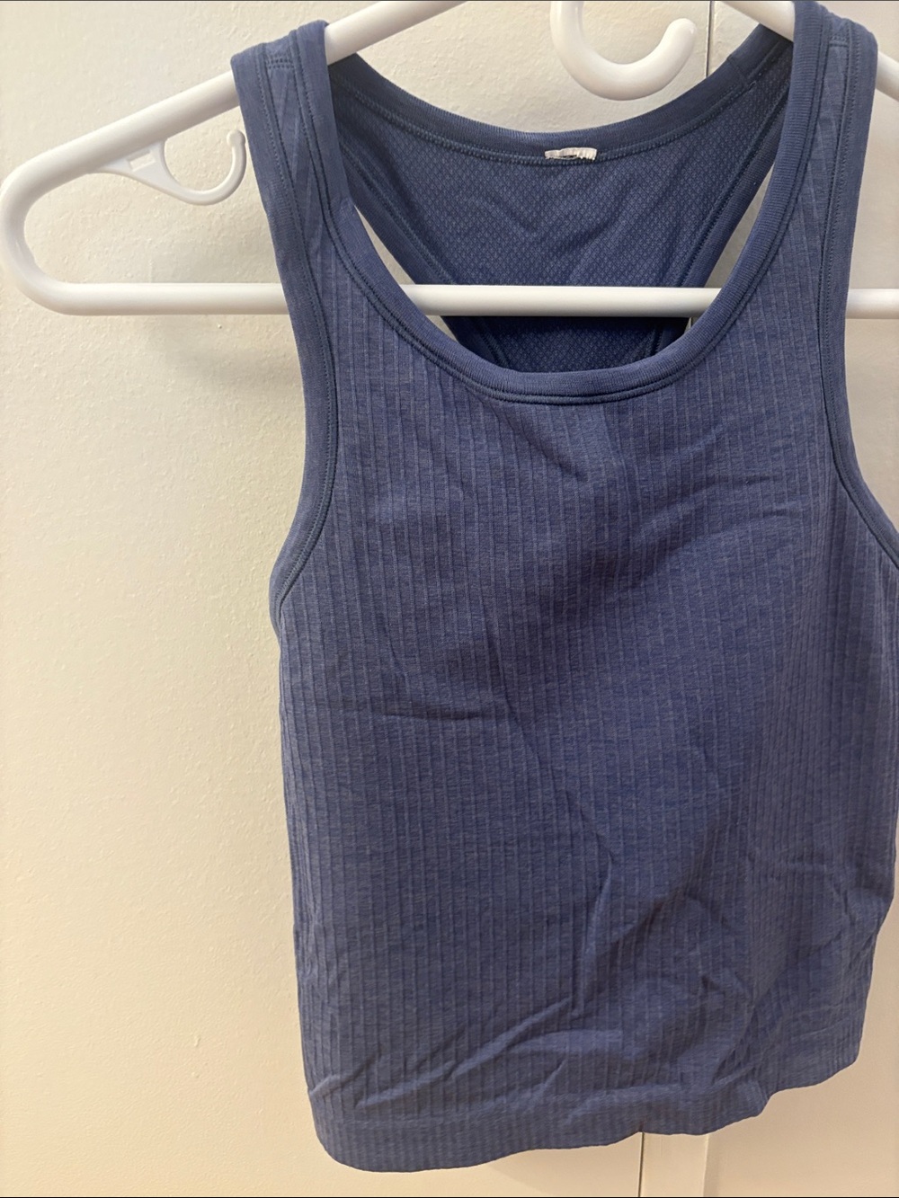Lululemon Ribbed Racerback Tank Top – Blue